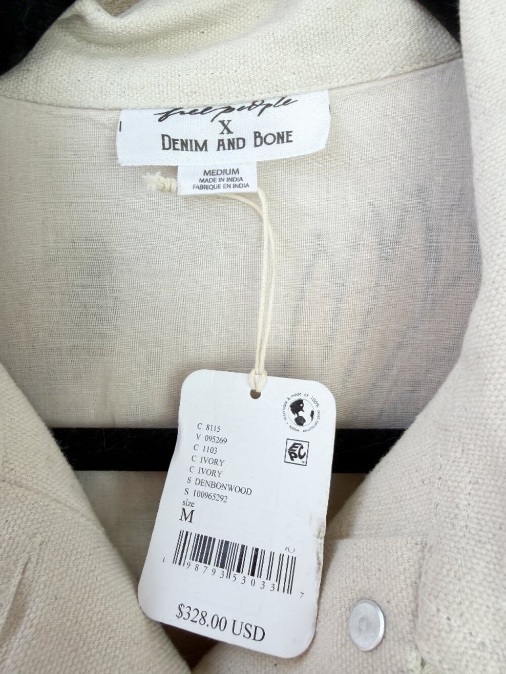 Free People x Denim and Bone Woodlands Embroidered Jacket - Picture 14 of 15